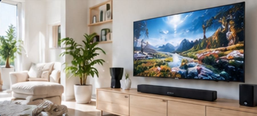 Accueil 5 Téléviseur et barre de son